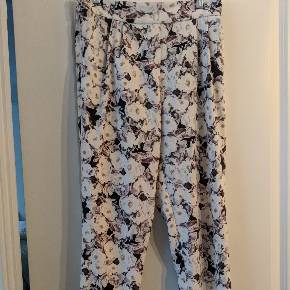 Floral dress pants